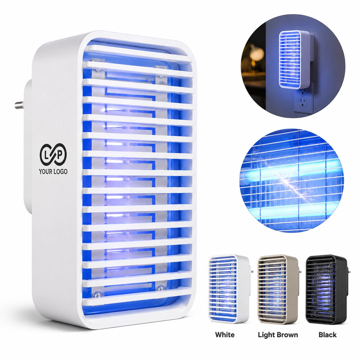 Home Office Plug In UV Mosquito Bug Zapper - Kills Bugs