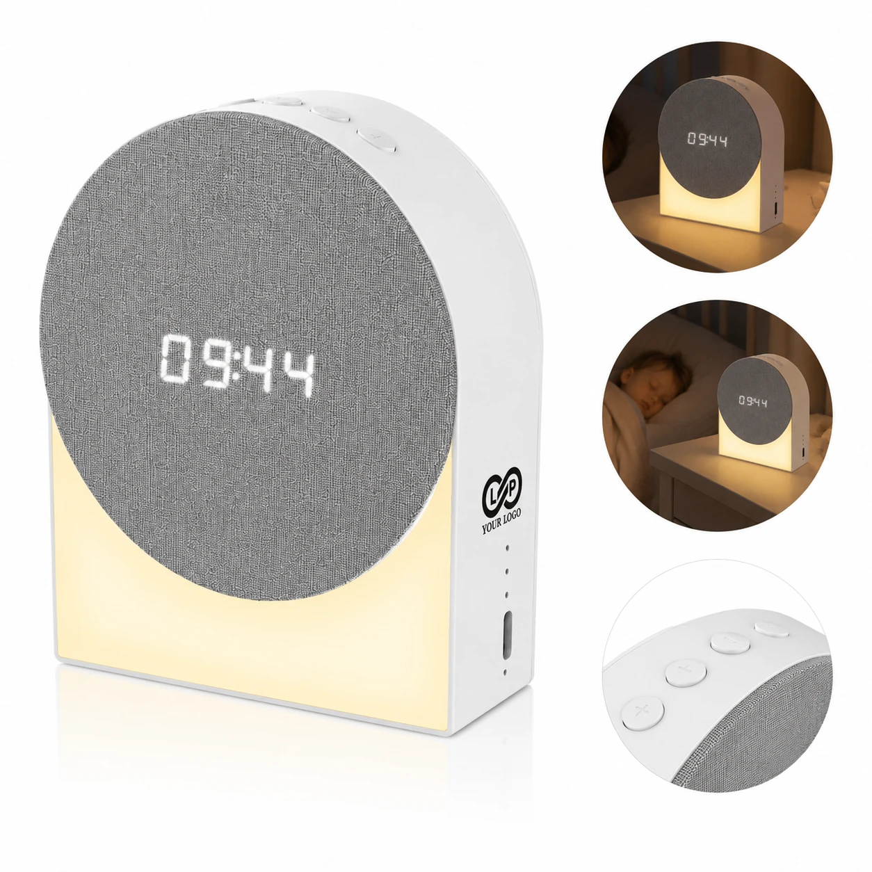 Portable Night Light White Noise Machine with Multi - Sounds