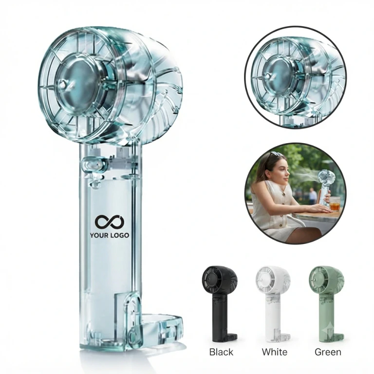Handheld USB Creative Transparent Outdoor Turbine Fan