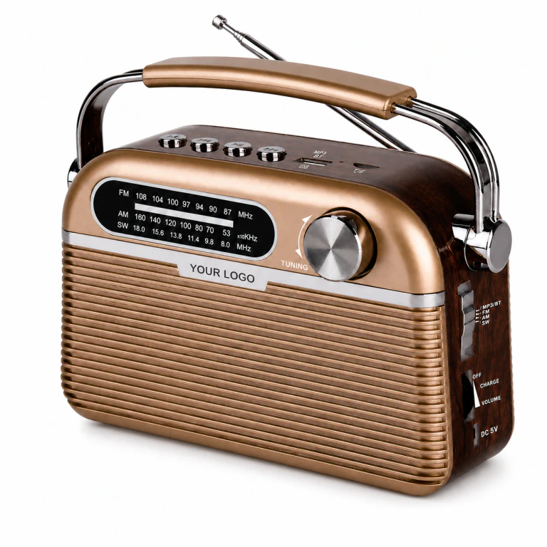 Portable Bluetooth Radio - Retro Style, High - Quality Sound