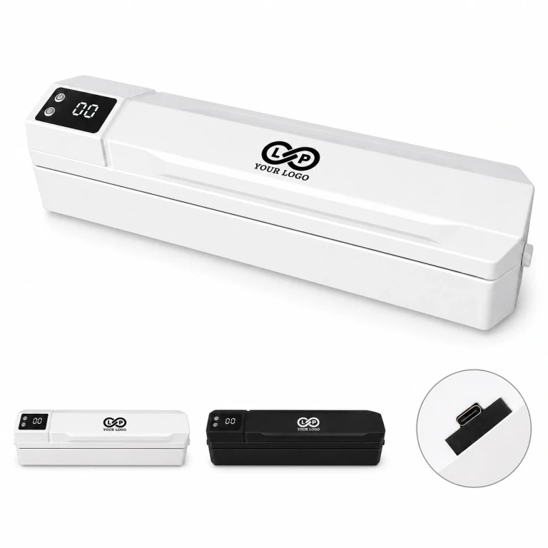 Portable Rechargeable Vacuum Sealer with 10 Freezer Bags