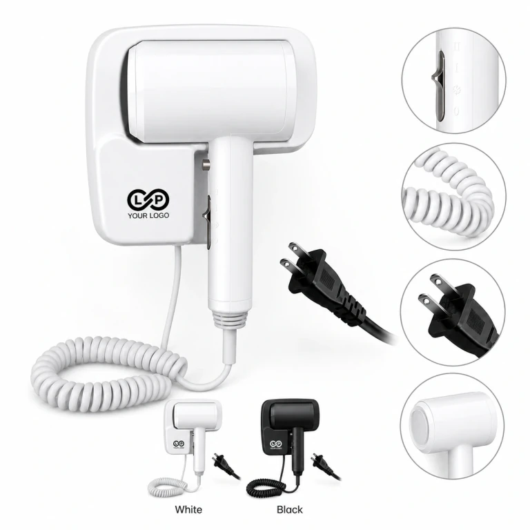 High-power Wall-mounted Punch-free Hair Dryer