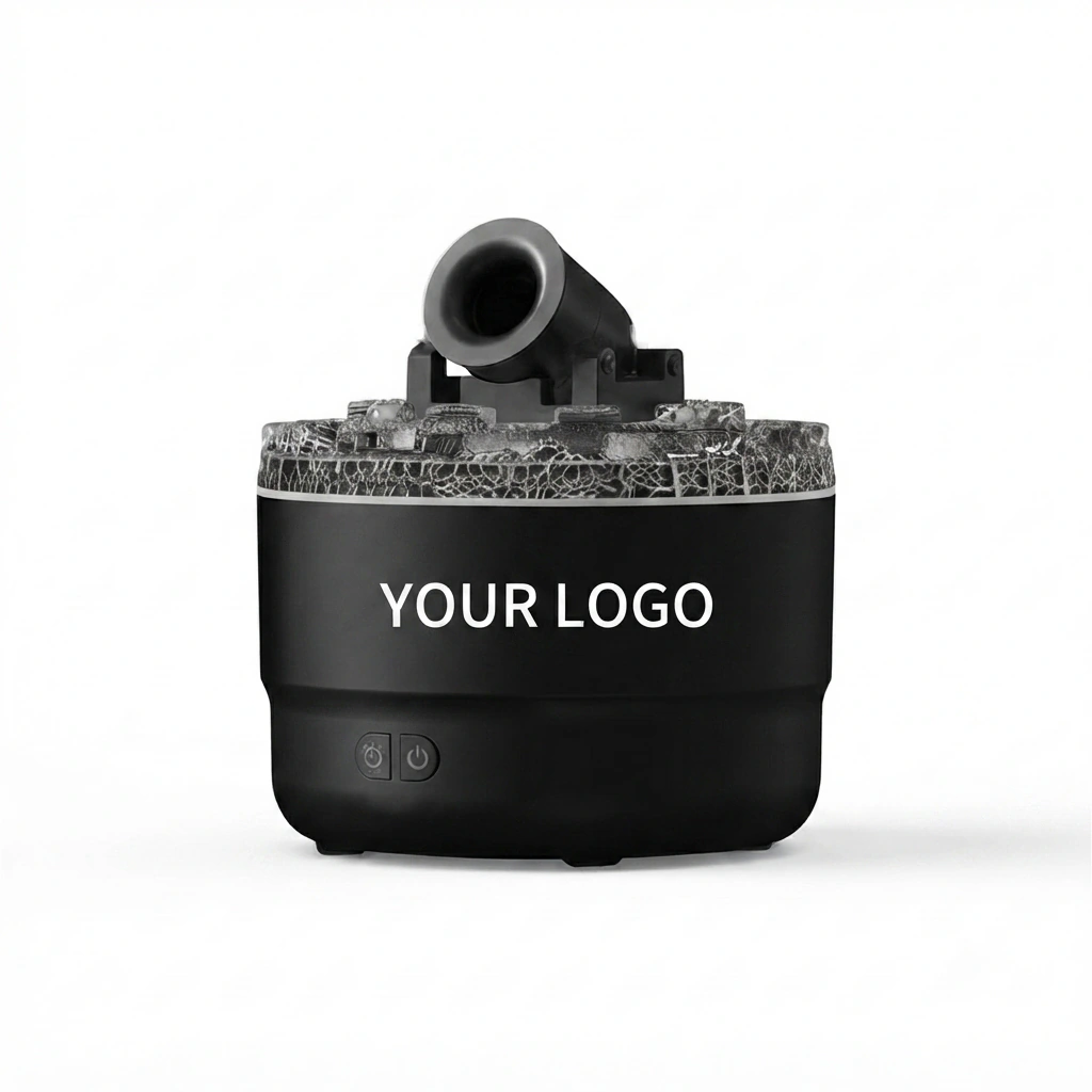 Safe Plastic Aroma Humidifier with Volcanic Design & Timer