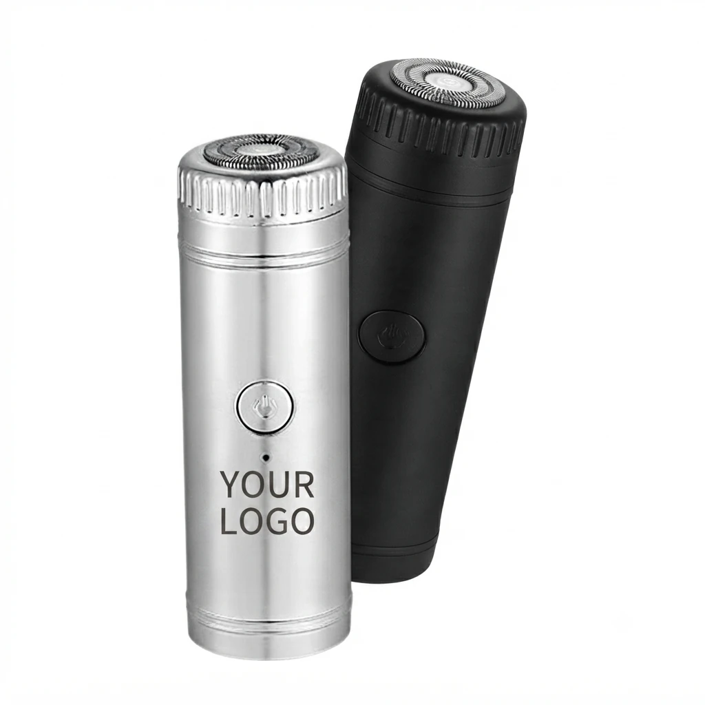 Portable Electric Shaver for Men - Metal Body, 4D Blades