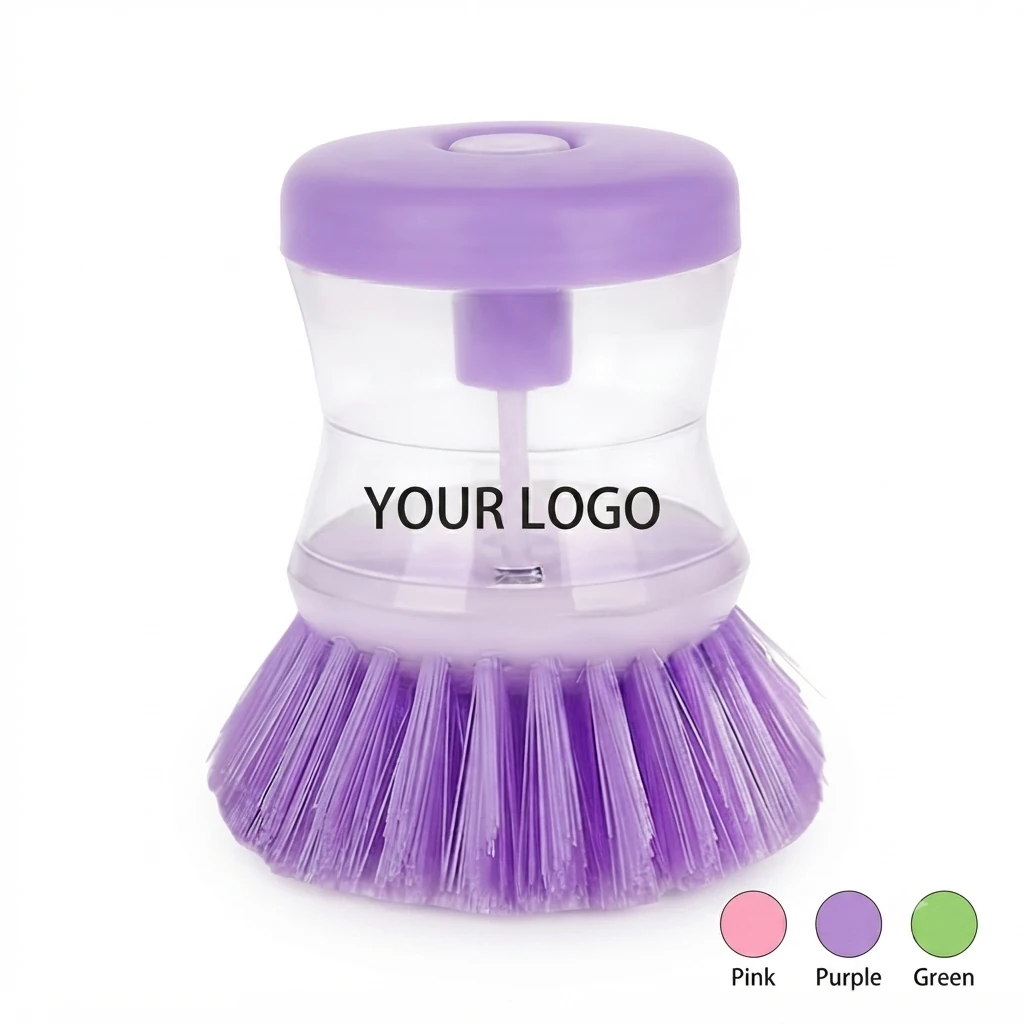 Multifunctional Plastic Kitchen Push-type Cleaning Brush