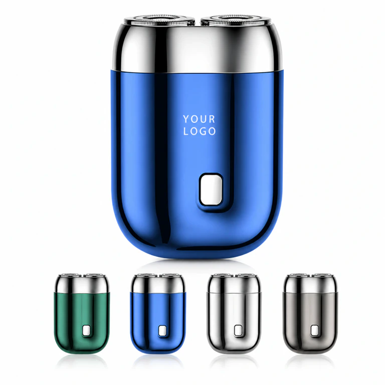 Mini Dual-Head Portable Electric Shaver, Waterproof
