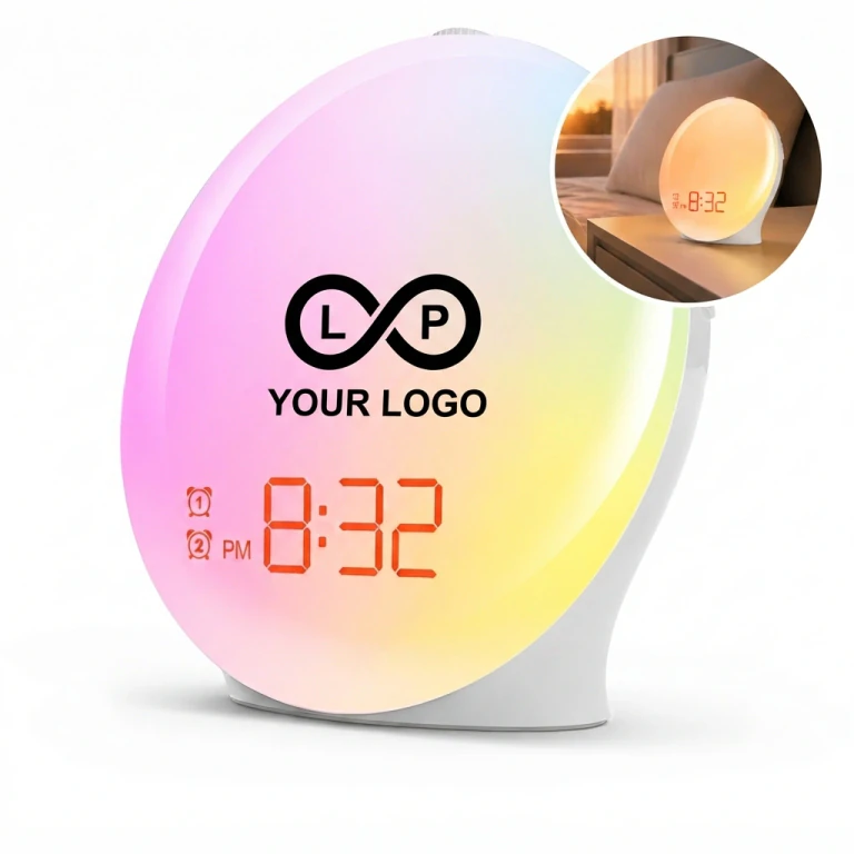 Sleeping Aid Sunrise Alarm Clock with Color Changing