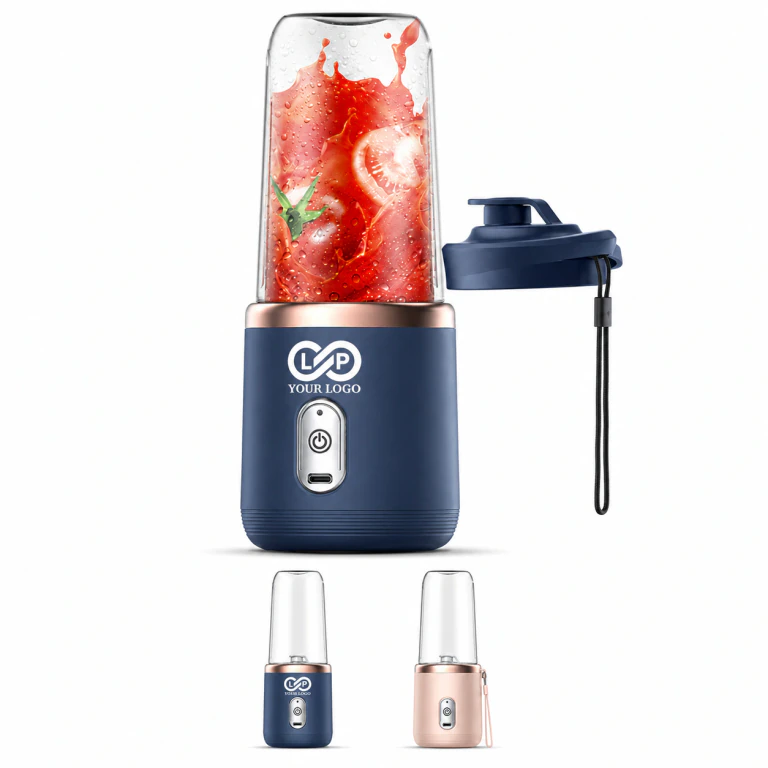 Portable Plastic Blender Shakes Fruit Juicer Cup