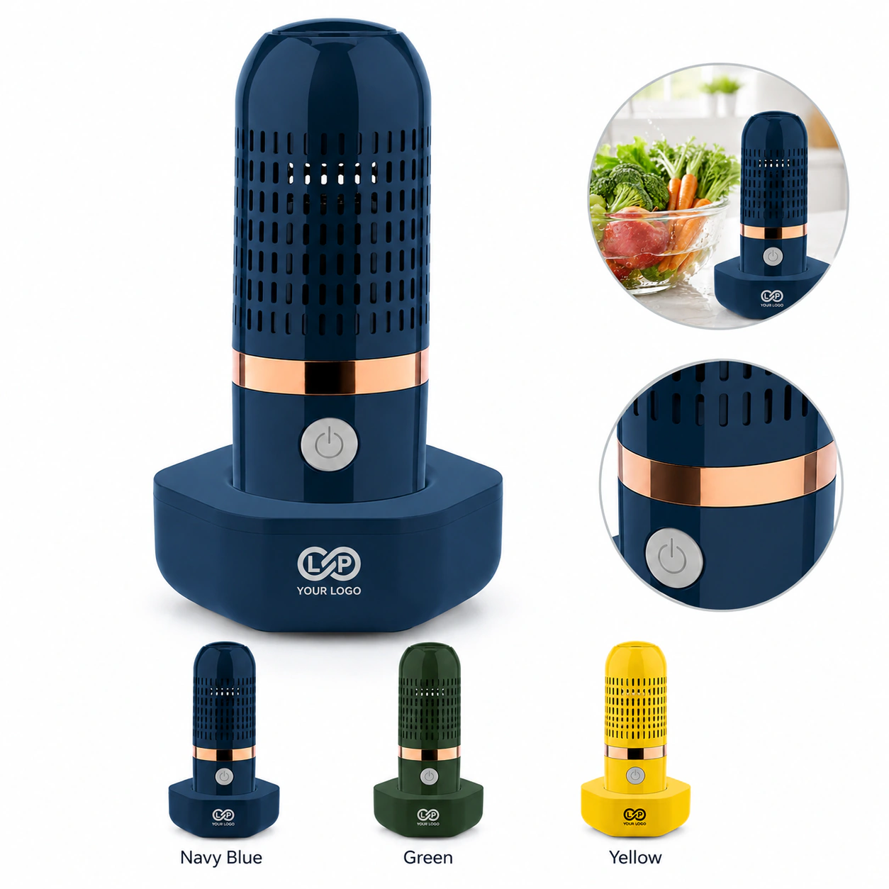 Portable Wireless Fruit Vegetable Purifier - Kills Bacteria