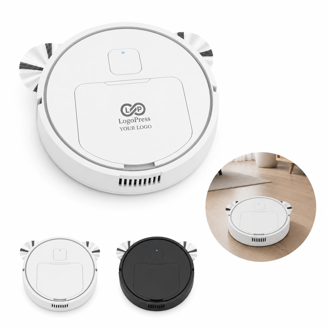 Mini Rechargeable Vacuum and Mop All-in-One Robot Cleaner