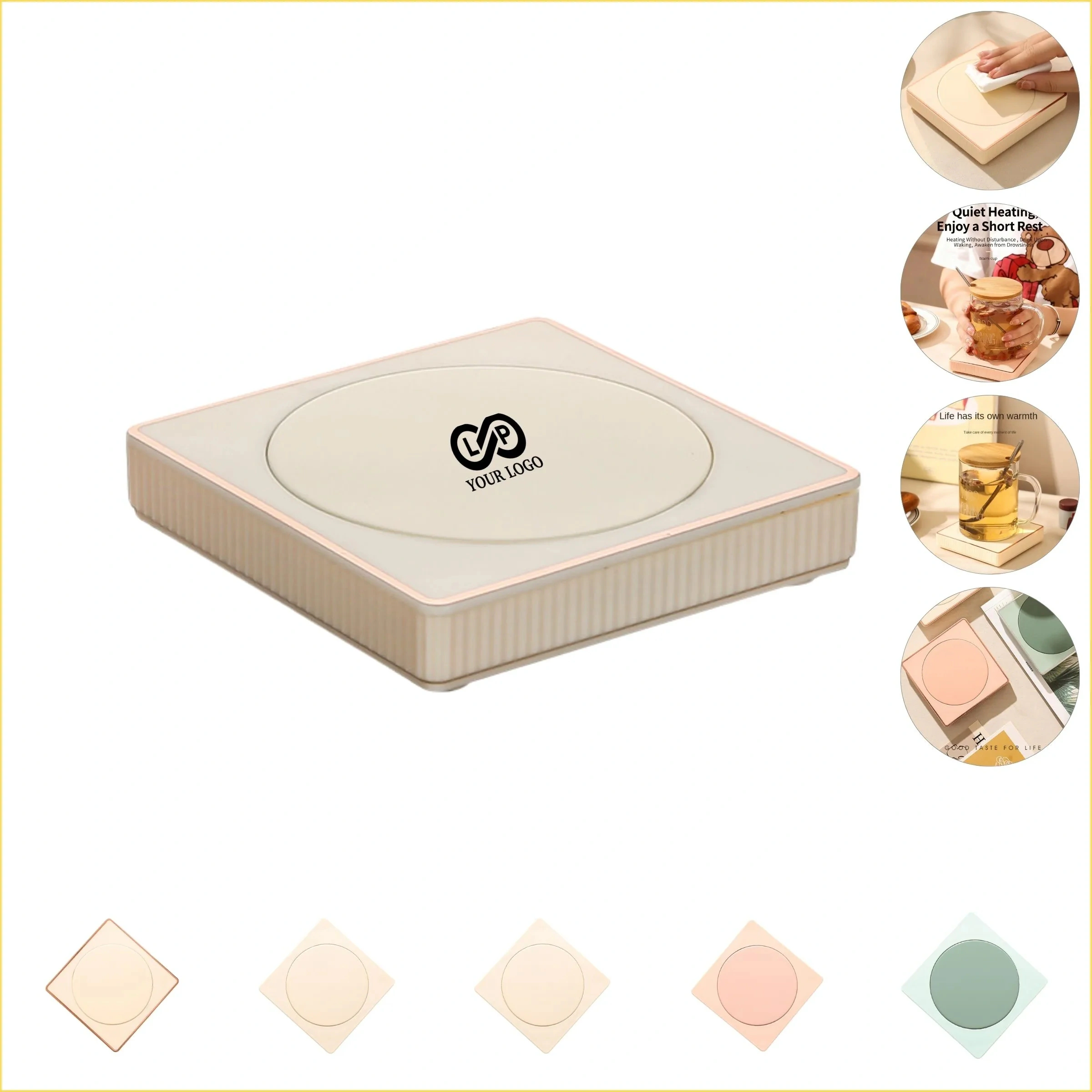 Plastic Auto Power-Off Cup Mat for Home/Office