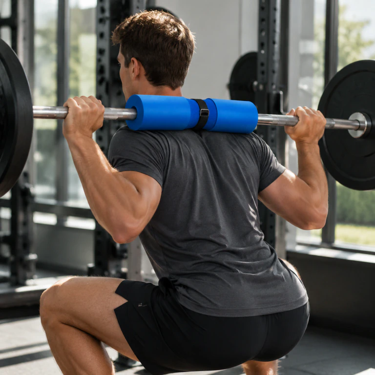 Anti-slip Foam Barbell Squat Pad, Relieves Neck Pain