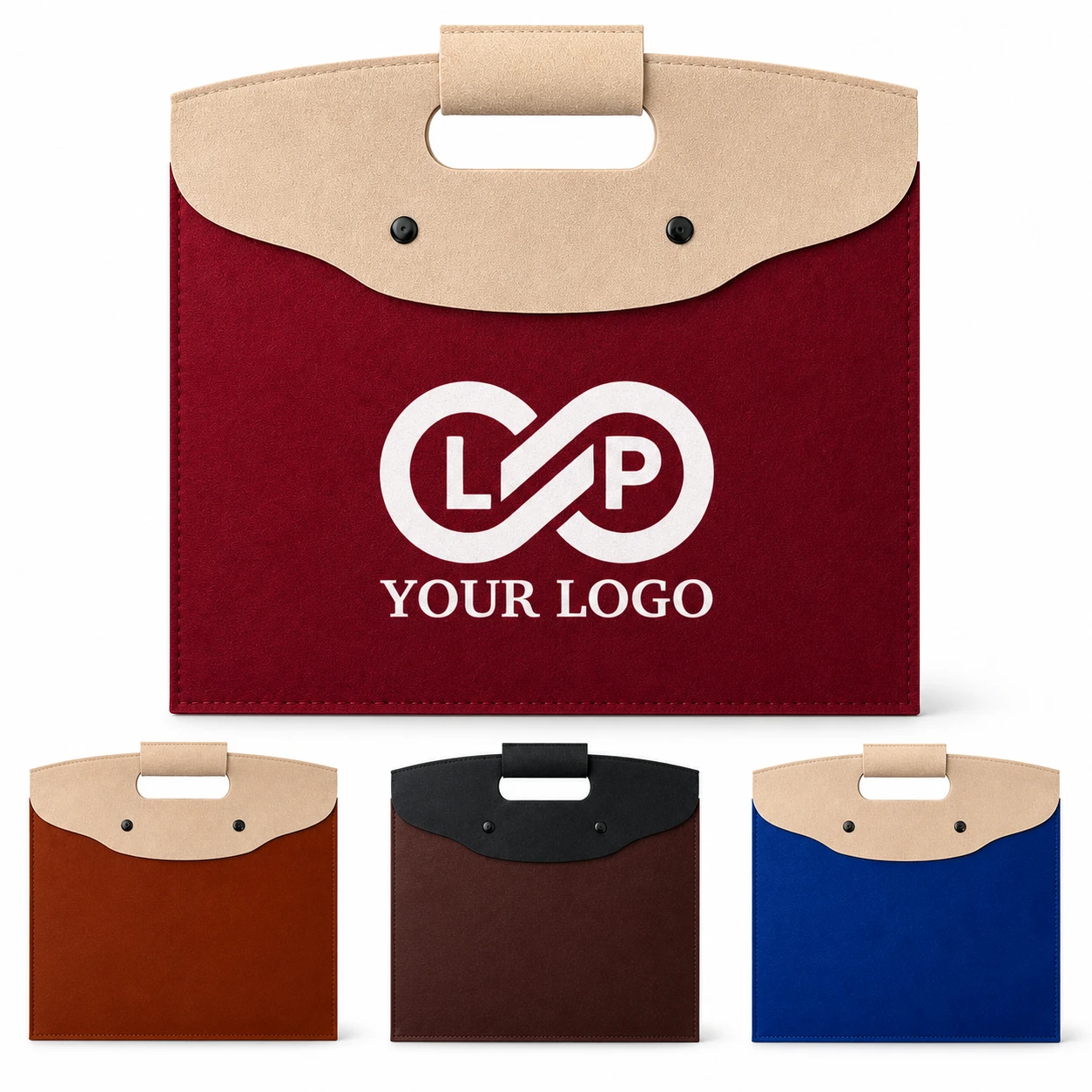 Multi-functional Customizable Felt Tote Gift Bag