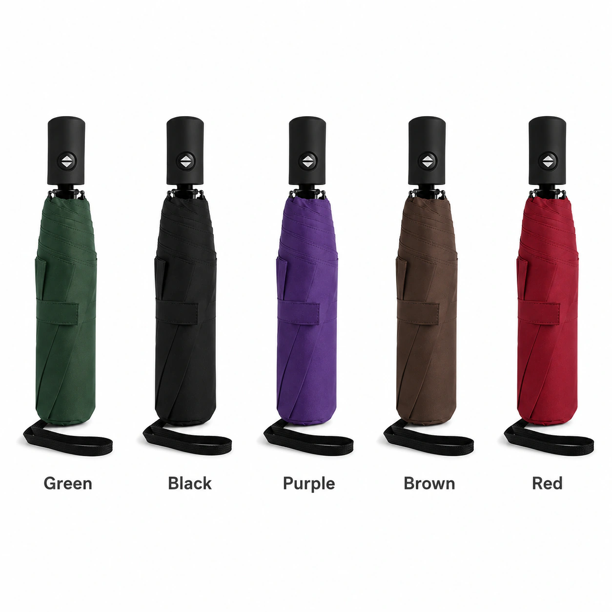 Compact Portable Windproof Automatic Travel Umbrella