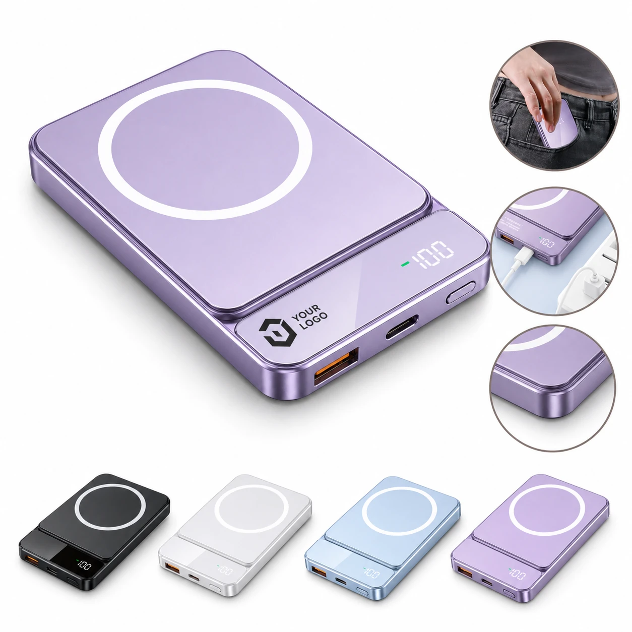 Portable 22.5W Fast Charging Magnetic Power Bank