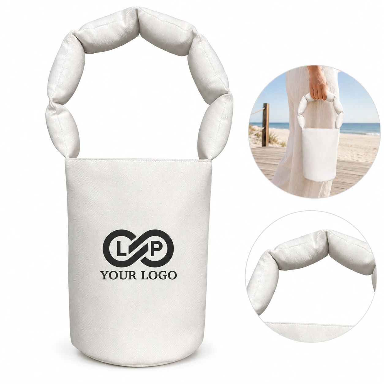 Custom Printed Reusable Eco-Friendly Tote Bag for Party Wedding Beach