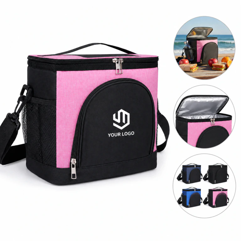 Ergonomic Polyester Insulated Lunch Bag for Men and Women