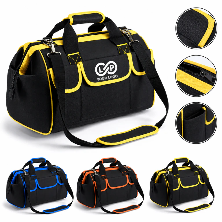 600D Oxford Multi-pockets Tool Tote Bag