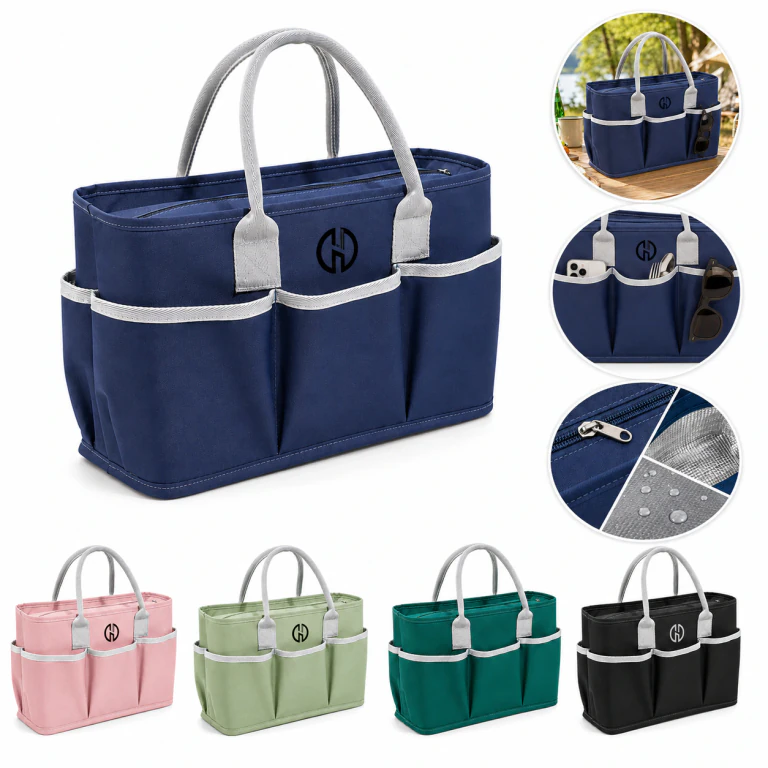 High-Quality Insulated Lunch Cooler with Multiple Pockets