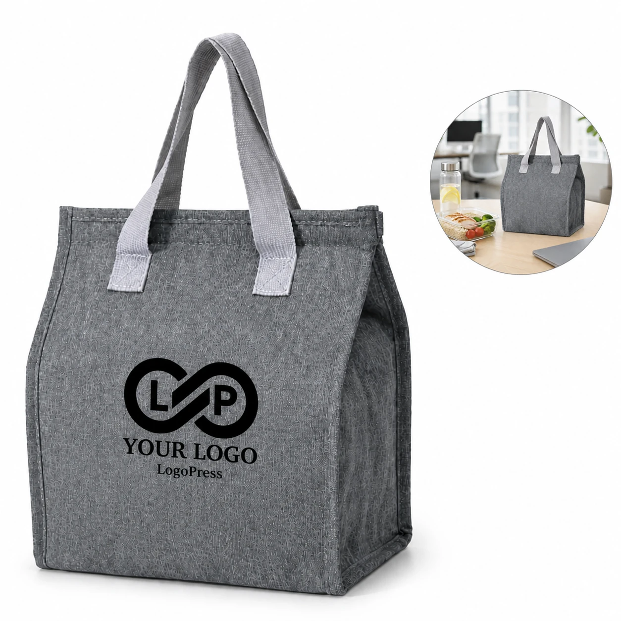 Eco-friendly Reusable Insulated Lunch Tote Bag