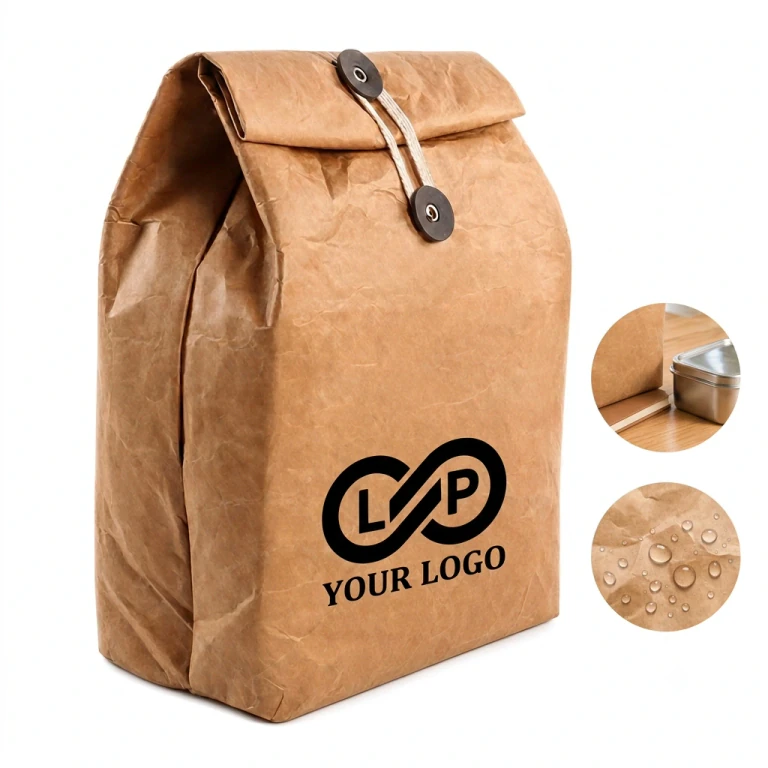 Reusable Washable Dupont Insulated Lunch Bag for Work, School, Picnic