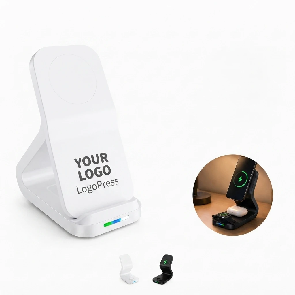 3 in 1 Multiple Charger Stand Wireless Fast Charging Station