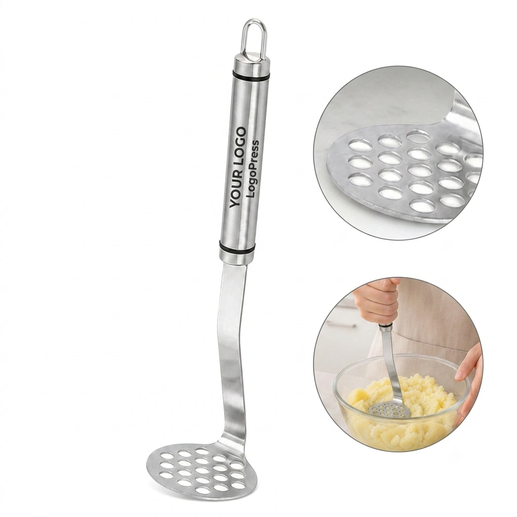 Multi-purpose Porous Stainless Steel Fruit Vegetable Masher