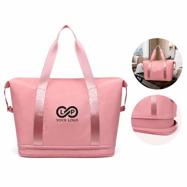 Waterproof Large Capacity Nylon Travel Duffel Bag Wet & Dry Separation