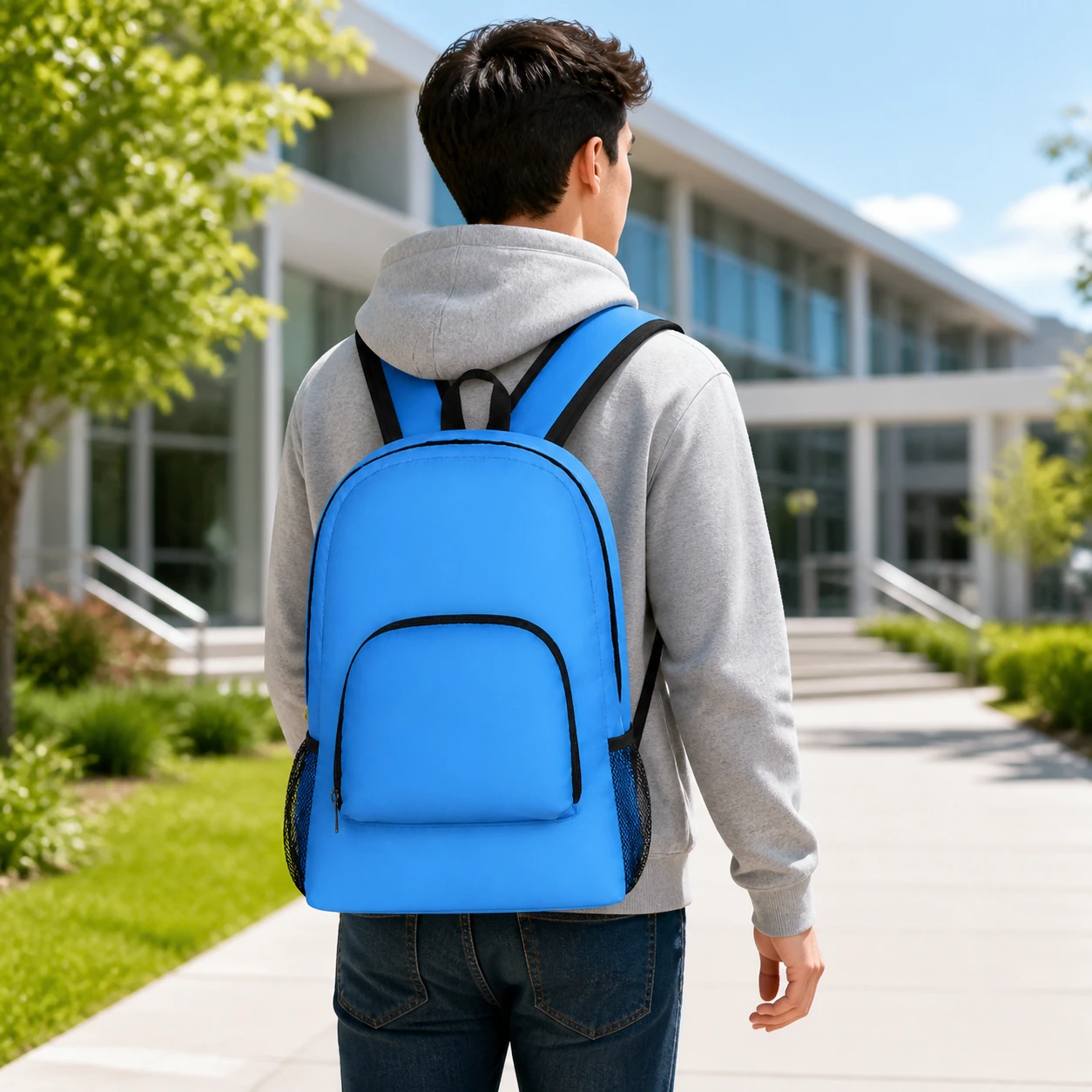 Foldable Lightweight Student School Backpack