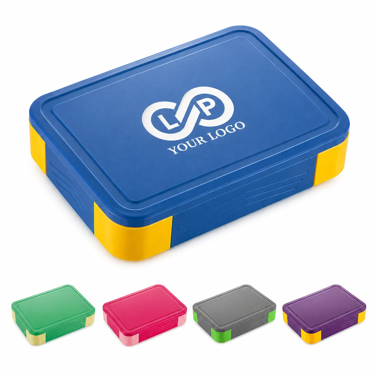 Leakproof BPA-Free Microwave Safe Kids Lunch Box with Fork, Spoon & Sauce Box