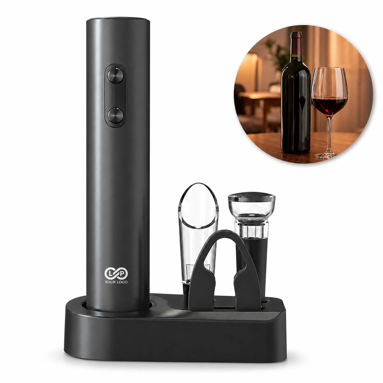 Reusable Home Kitchen Party Gift Electric Wine Bottle Opener