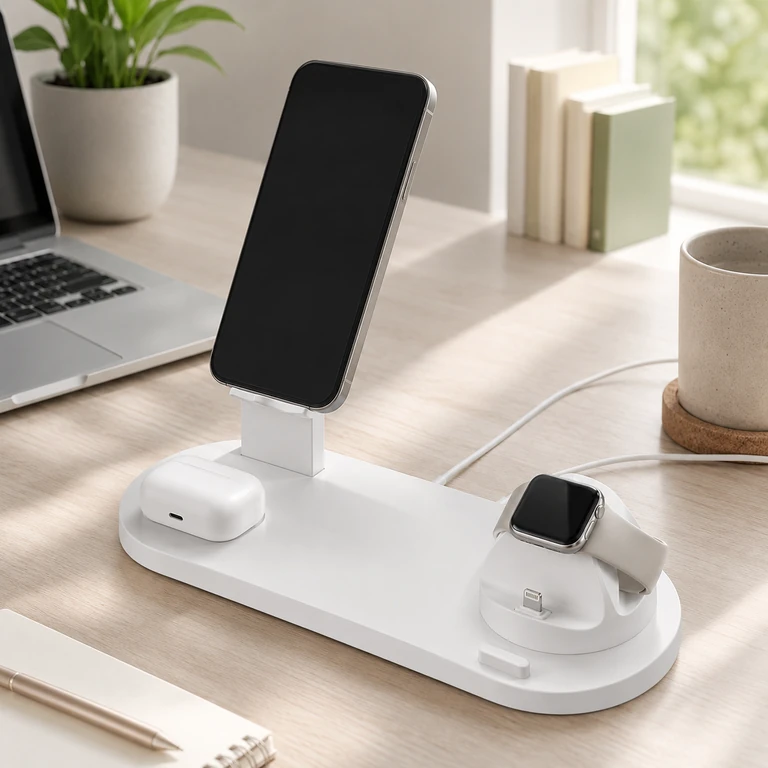 6 in 1 Magnetic Fast Charging Wireless Charger for Multiple Devices