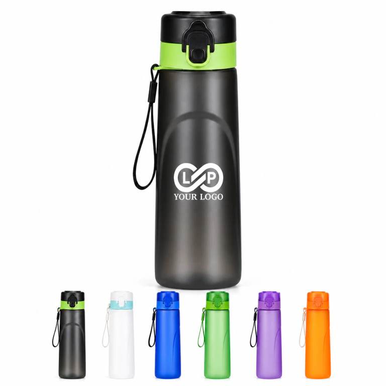 750ML Portable BPA-Free Sport Water Bottle with Fruit Flavor Pods