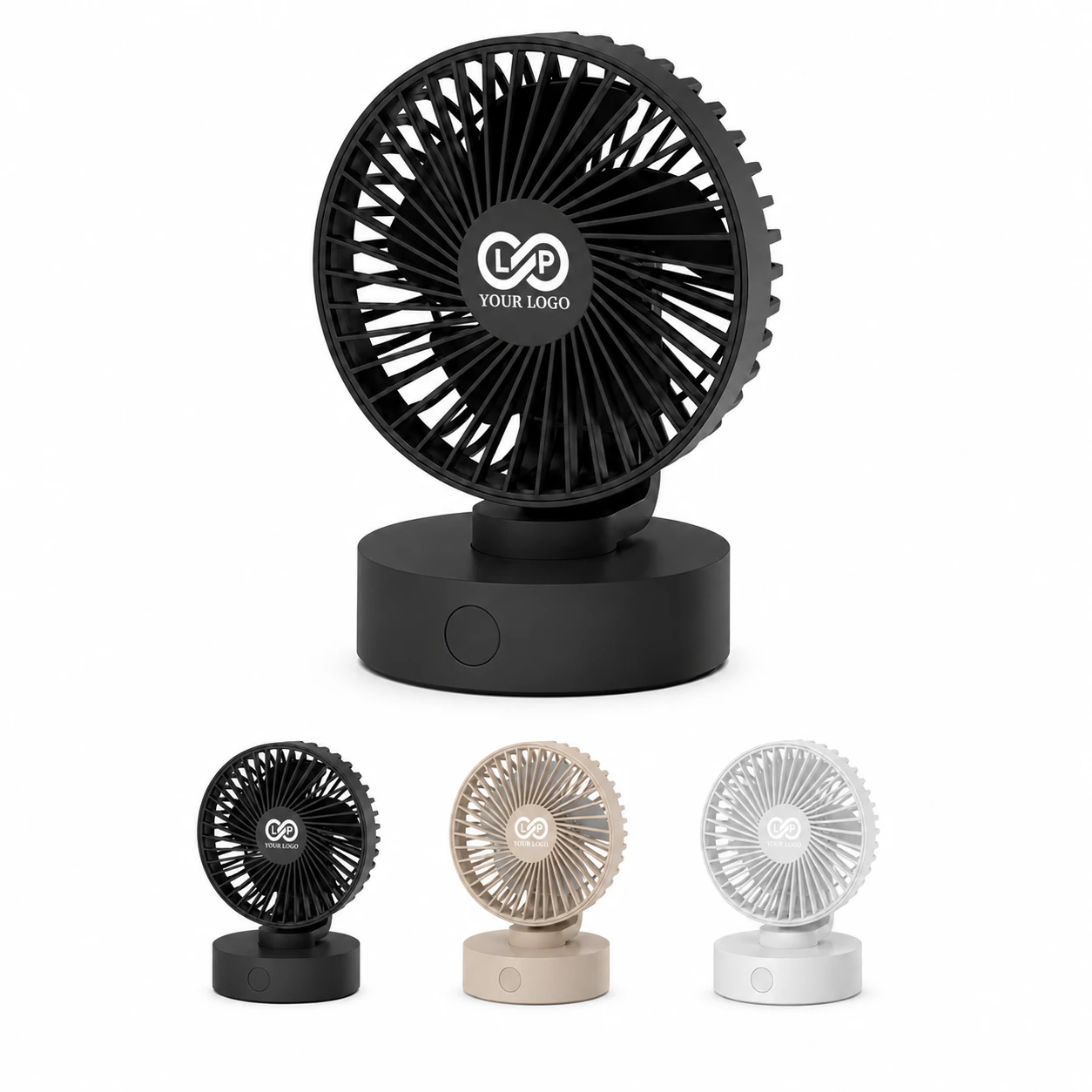 Portable Mini Desktop Quiet Rechargeable Cooling Fan