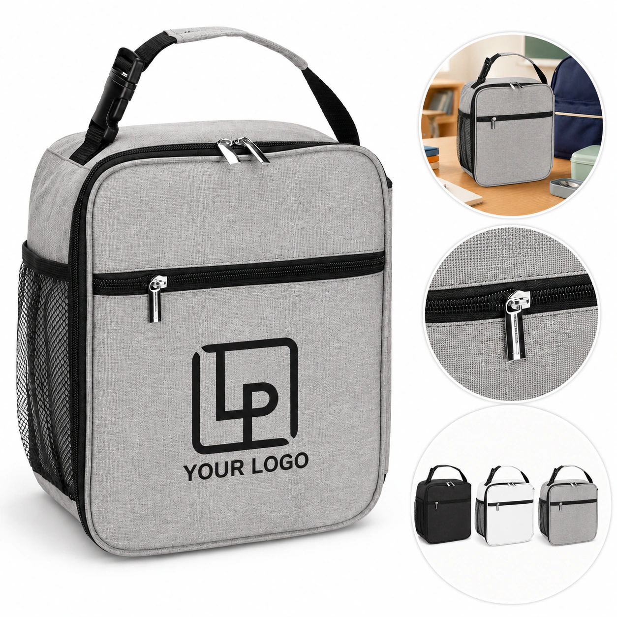 Mini Kids Insulated Lunch Box Soft Thermal Tote with Ice Pack