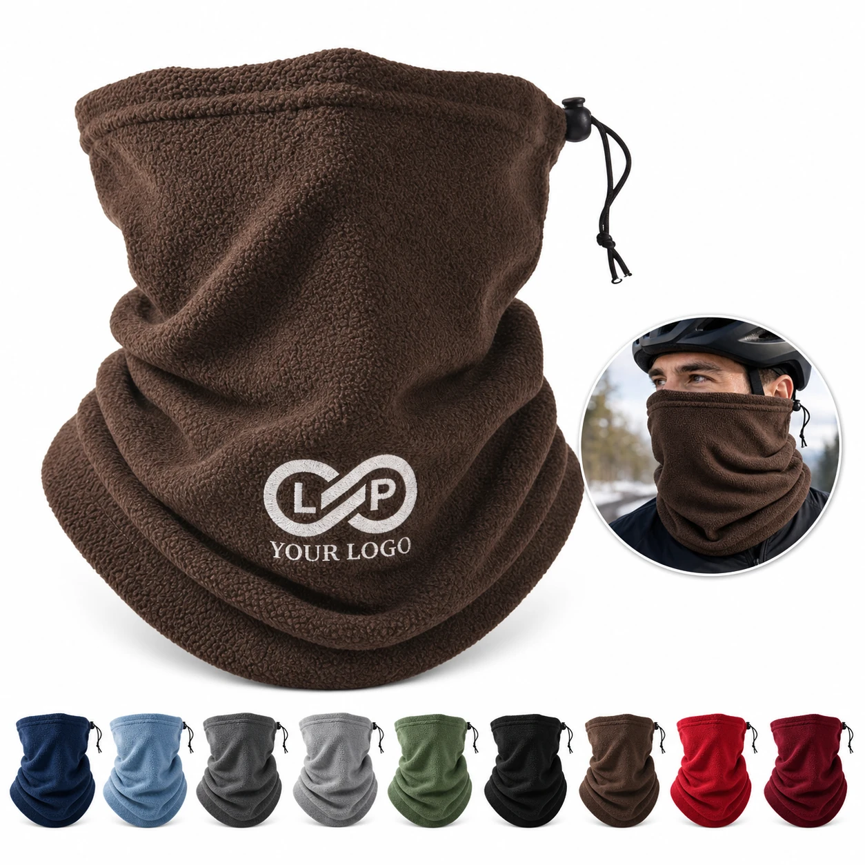 Multifunctional Warm Polyester Neck Cover Outdoor Cycling Ski Mask