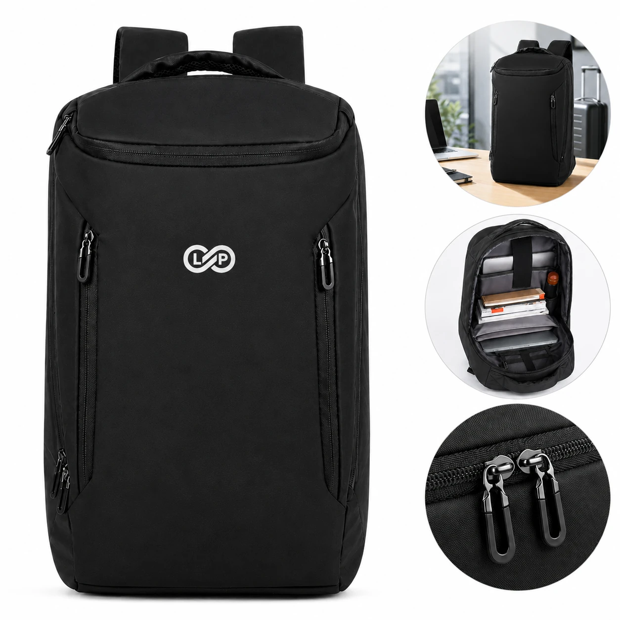 Waterproof Polyester Laptop Backpack with Padded Interior