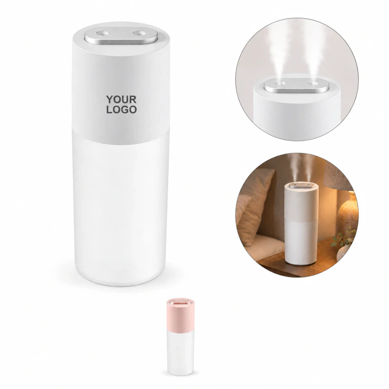 Portable Double Spray Humidifier with Large Capacity, Fine Mist