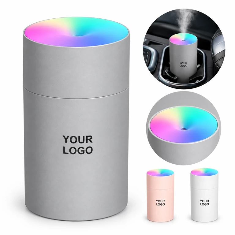 Practical Moisturizing Colorful Cup Humidifier Quiet Portable
