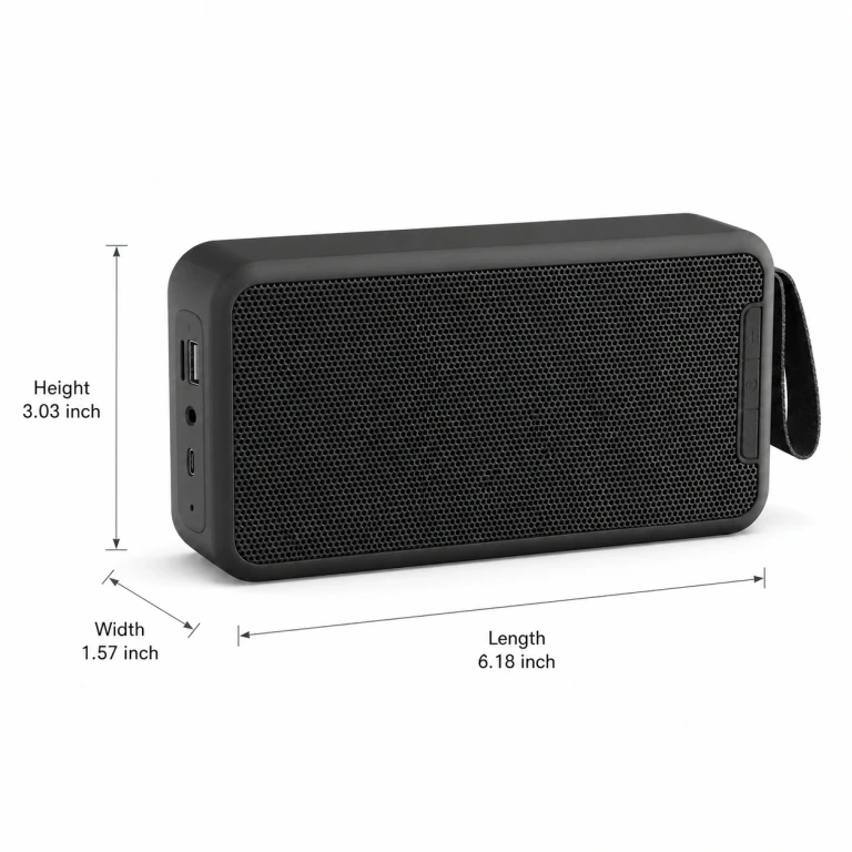 Premium Portable Wireless Bluetooth Speaker with Crystal Clear Sound