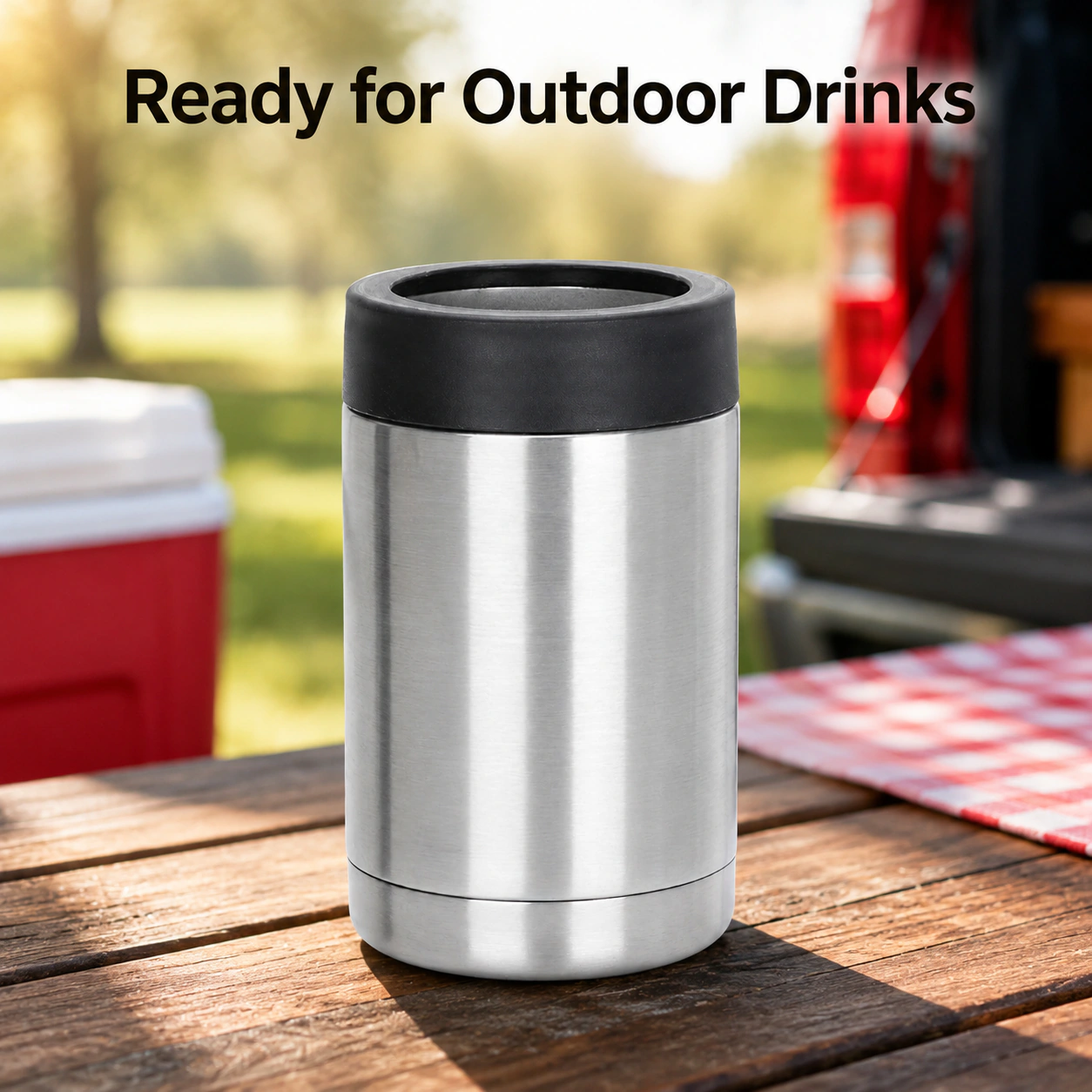 12oz Double Wall Stainless Steel Bottle Cooler Can Sleeve