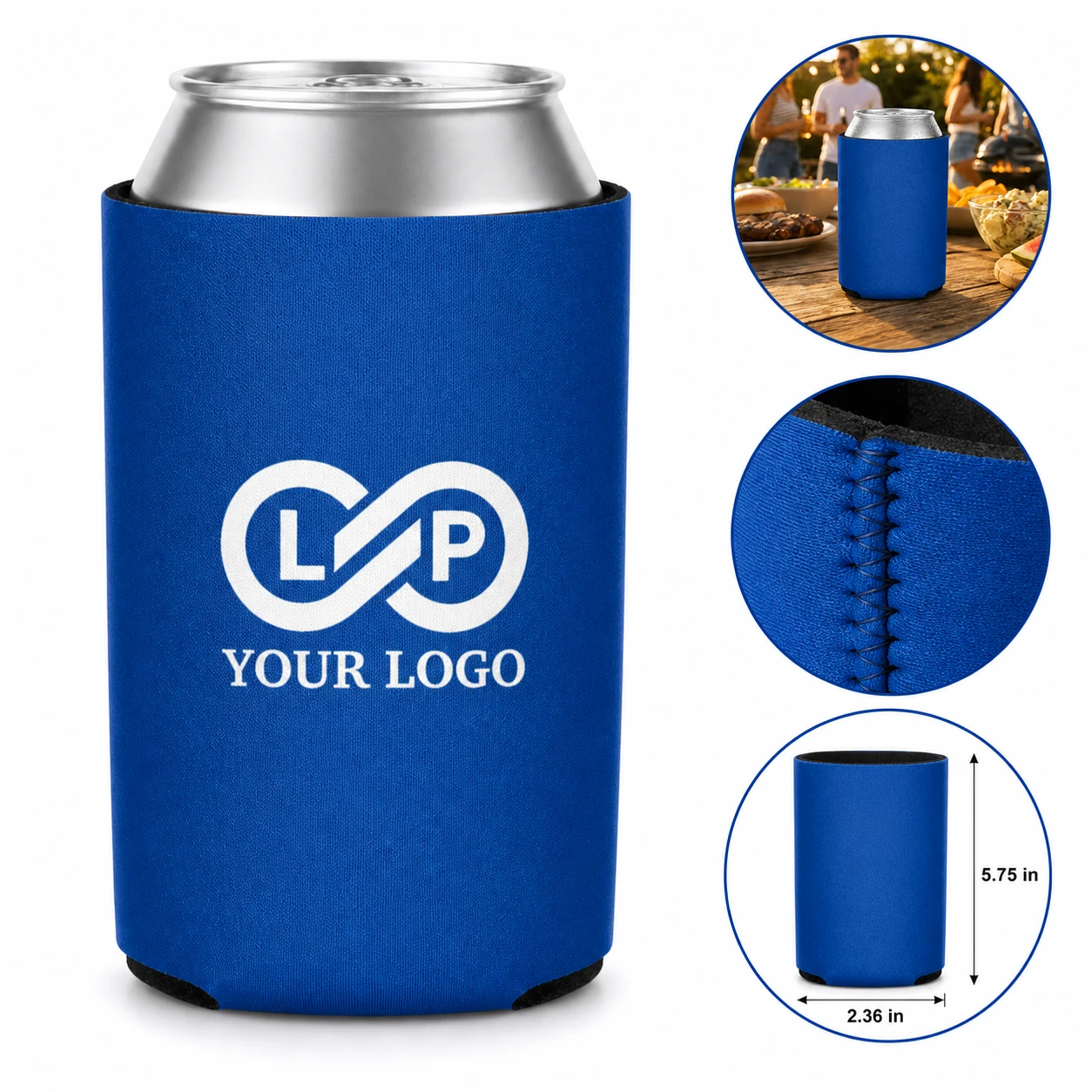 Customized Neoprene Insulated Beer Can Sleeves with Promotional Logo