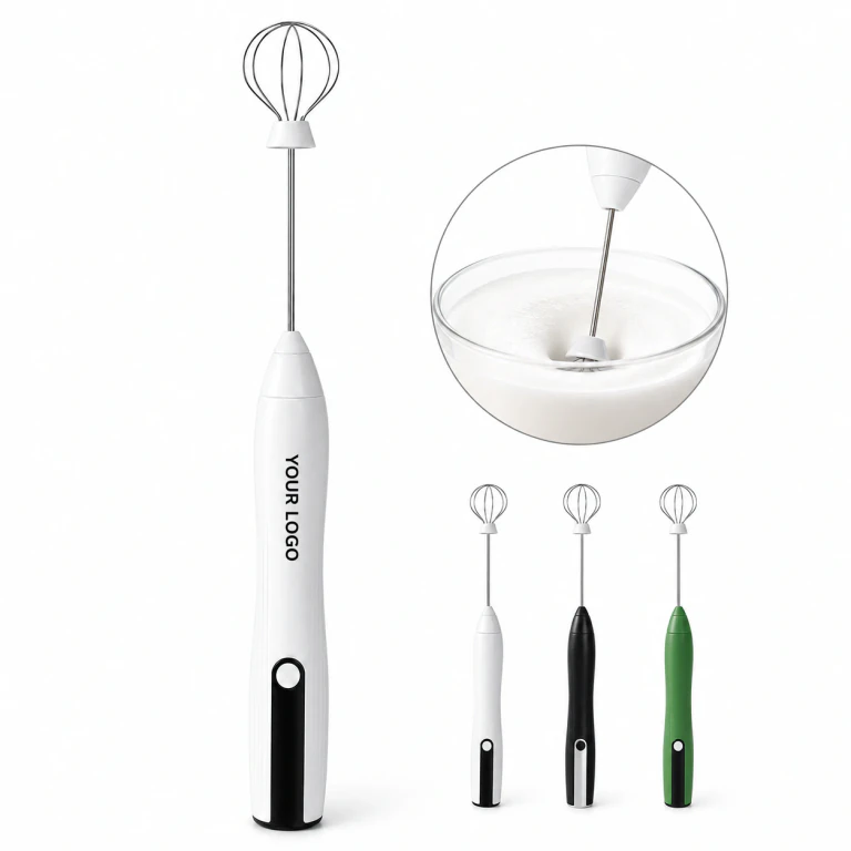 Stainless Steel Waterproof Stand Rechargeable Milk Frother