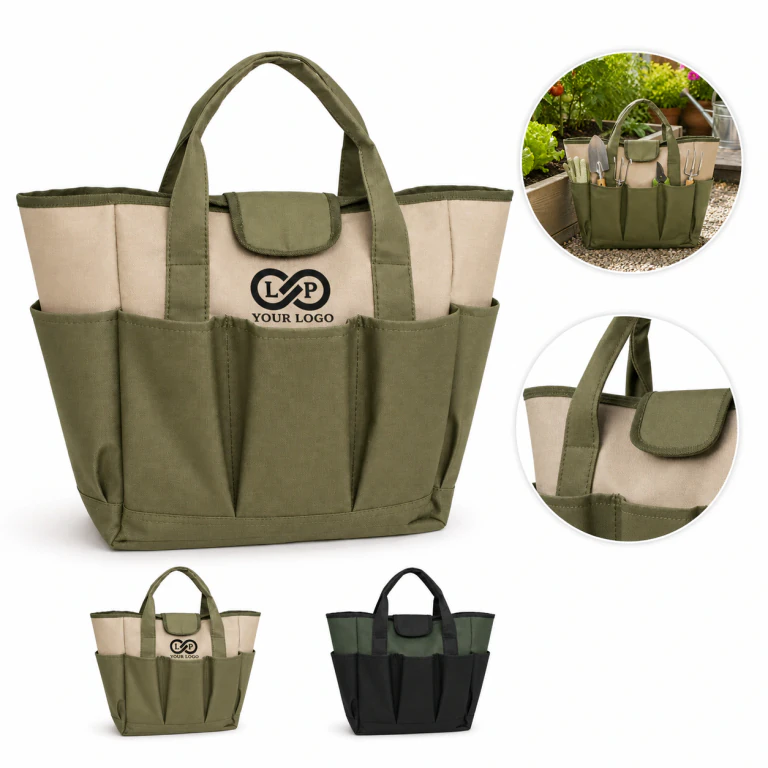 Waterproof 8-Pocket Large Capacity Garden Tool Bag Organizer