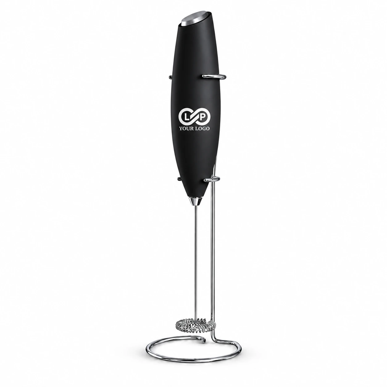 Mini Wireless Electric High-Speed Milk Frother with Stand