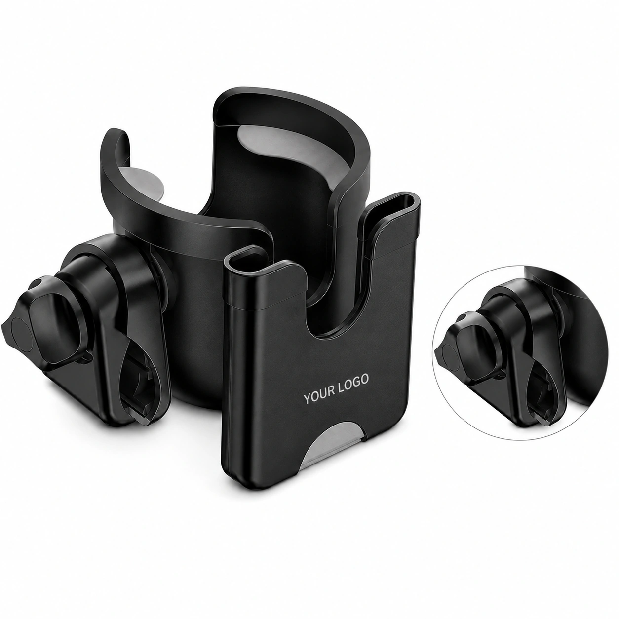 Baby Stroller Cup & Phone Holder Universal Bottle Holder Accessories