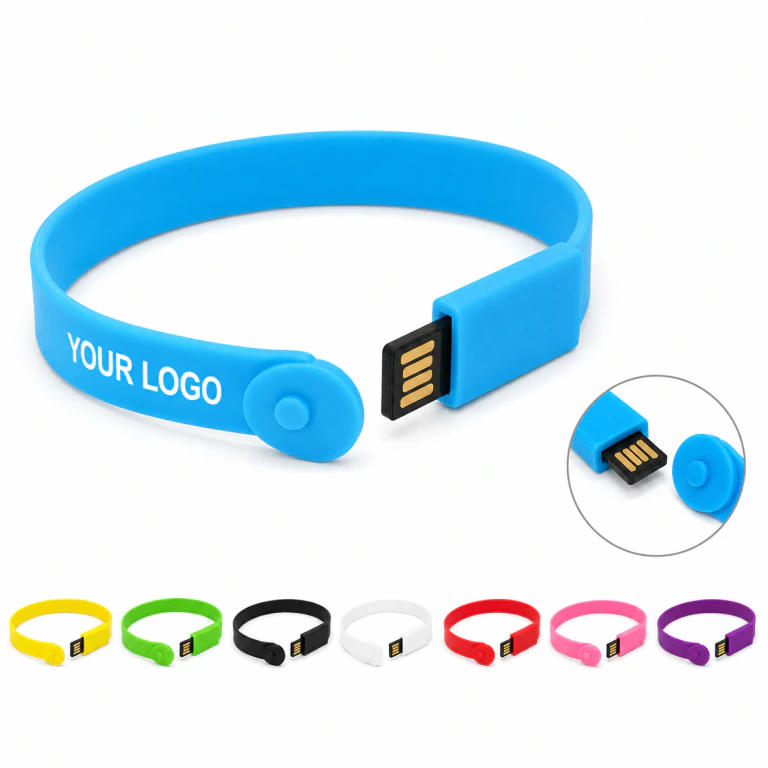 Soft Silicone Environmentally Friendly Bracelet USB Flash Drive