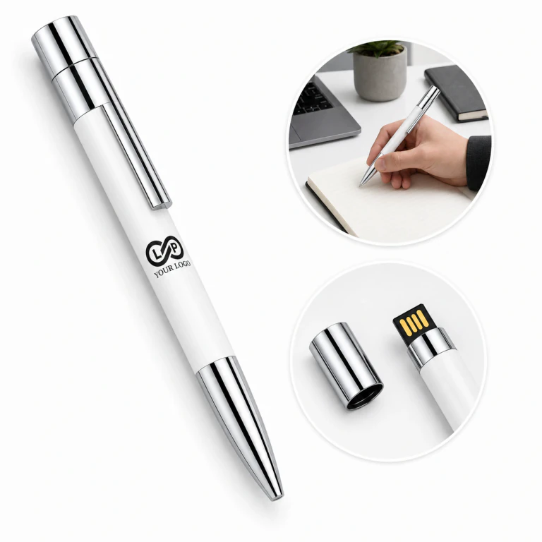 Custom Metal USB Flash Drive Pen for School Office Creative Gifts