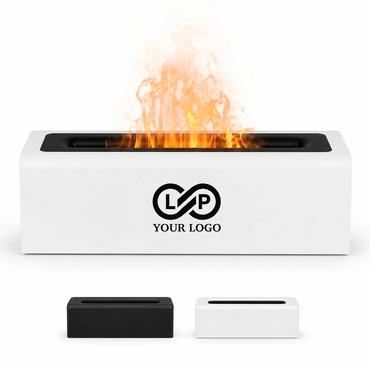 Colorful Flame Humidifier Aroma Diffuser Custom Logo Essential Oil