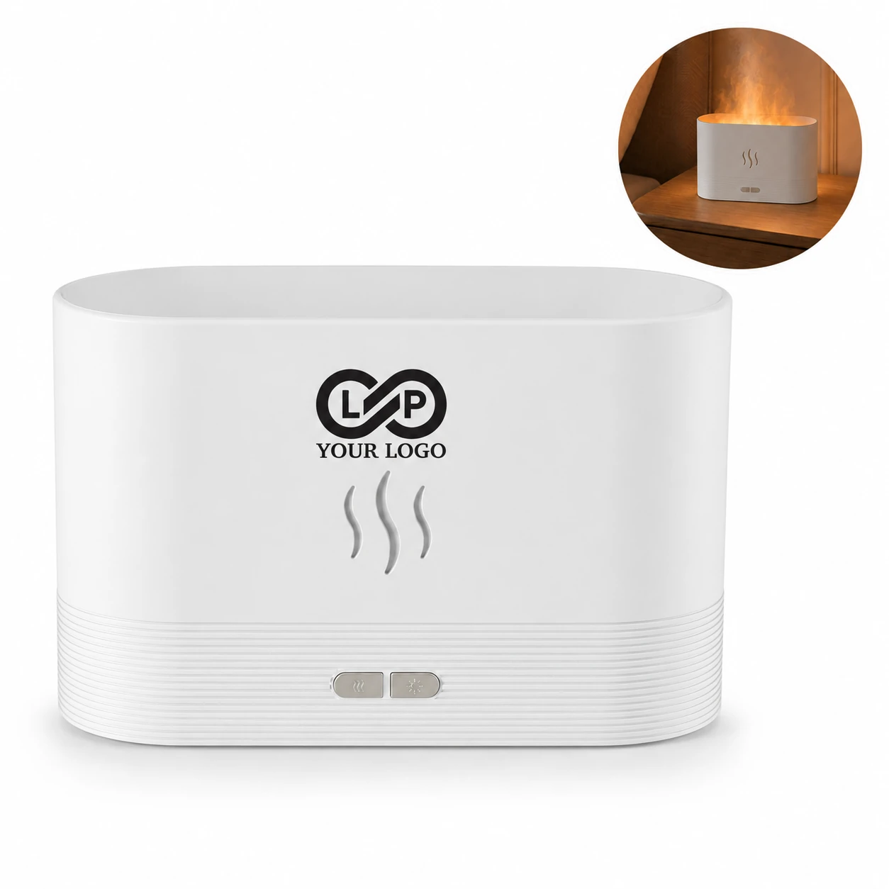 Flame Led Home Gifts Air Humidifier Essential Oil Diffuser